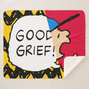 Couverture Sherpa cacahuètes Charlie Brown Bon Grief Half & Half