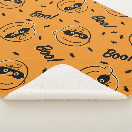 Couverture Sherpa cacahuètes | Charlie Brown Boo ! Motif (3/4)