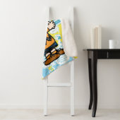 Couverture Sherpa cacahuètes | Charlie Brown Motif de bande dessinée (En situation)