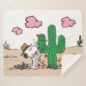 Couverture Sherpa cacahuètes | Décorations Spike pour Noël (Devant (Horizontal))