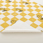 Couverture Sherpa cacahuètes | Drapeau À damiers bois (3/4)