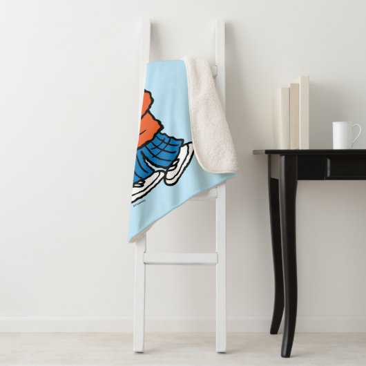 Couverture Sherpa cacahuètes | Franklin (En situation)