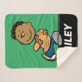 Couverture Sherpa cacahuètes | Franklin Running (Devant (Horizontal))