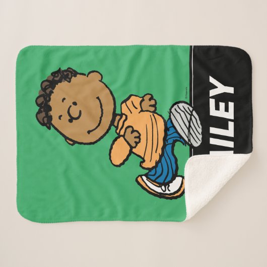 Couverture Sherpa cacahuètes | Franklin Running (Devant (Horizontal))