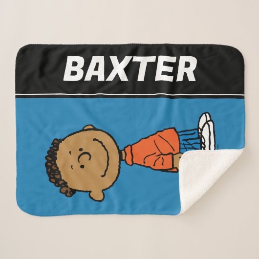 Couverture Sherpa cacahuètes | Franklin Smile (Devant (Horizontal))