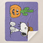 Couverture Sherpa cacahuètes | Halloween du désert de Spike (Devant)