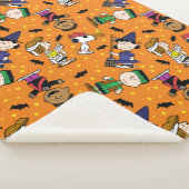 Couverture Sherpa cacahuètes | Happy Halloween Motif (3/4)