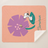 Couverture Sherpa cacahuètes | Illustration de la nature | Ajouter V (Devant (Horizontal))