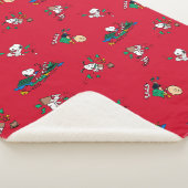 Couverture Sherpa cacahuètes | Motif d'enveloppement de cadeaux de N (3/4)