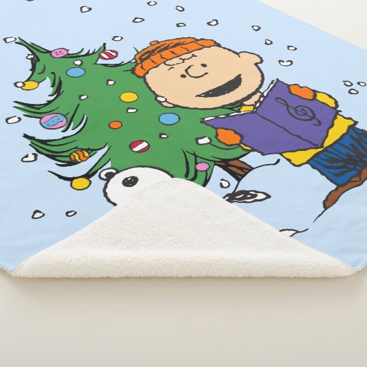 Couverture Sherpa cacahuètes | Noël (3/4)