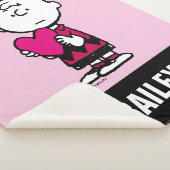 Couverture Sherpa cacahuètes | Saint Valentin | Charlie Brown (3/4)