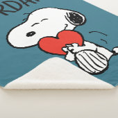 Couverture Sherpa cacahuètes | Saint Valentin | Snoopy Heart Hug (3/4)