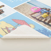 Couverture Sherpa cacahuètes | Snoopy Beach | Ajouter Votre Nom Et P (3/4)