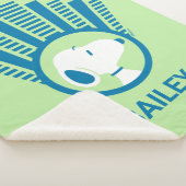 Couverture Sherpa cacahuètes | Snoopy Blue Deco Dreams (3/4)