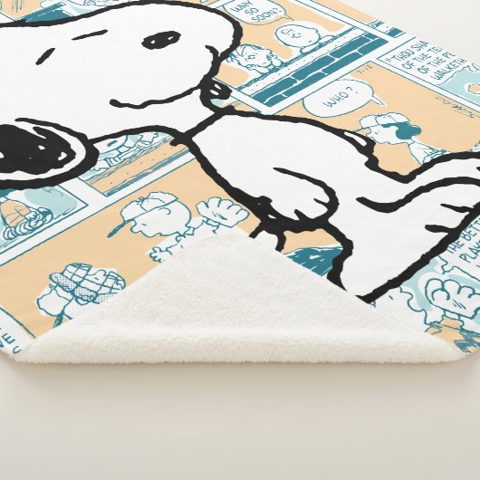 Couverture Sherpa cacahuètes | Snoopy Comic Motif (3/4)