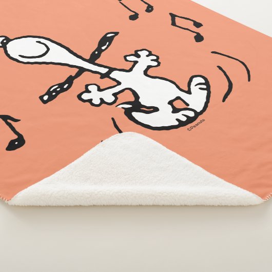 Couverture Sherpa cacahuètes | Snoopy Dancing (3/4)