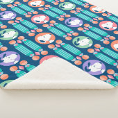 Couverture Sherpa cacahuètes | Snoopy Dark Blue Deco Dreams (3/4)