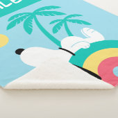 Couverture Sherpa cacahuètes | Snoopy Deco | Ajouter Votre Nom (3/4)
