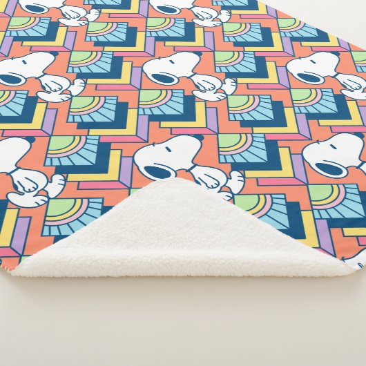 Couverture Sherpa cacahuètes | Snoopy Deco Dreams Motif (3/4)