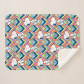 Couverture Sherpa cacahuètes | Snoopy Deco Dreams Motif (Devant (Horizontal))