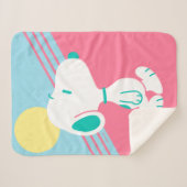 Couverture Sherpa cacahuètes | Snoopy Deco Dreams Sun (Devant (Horizontal))