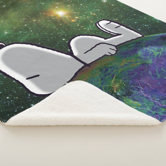 Couverture Sherpa cacahuètes | Snoopy Espacé (3/4)