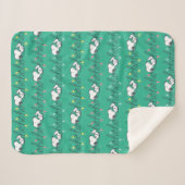 Couverture Sherpa cacahuètes | Snoopy Ho Ho Ho Noël Motif (Devant (Horizontal))