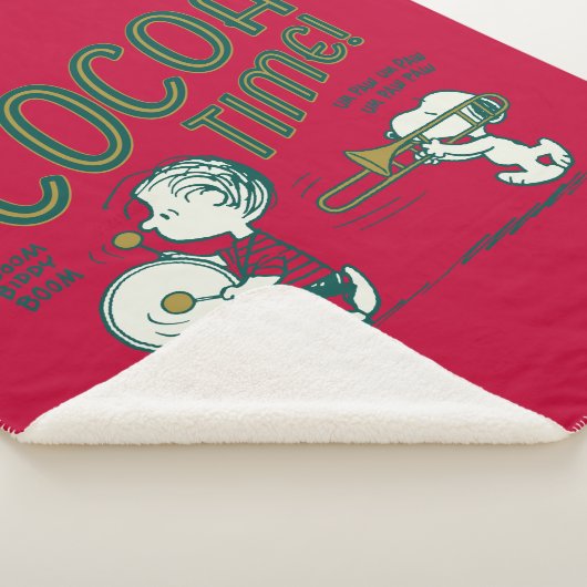 Couverture Sherpa cacahuètes | Snoopy & Linus Cocoa Time (3/4)