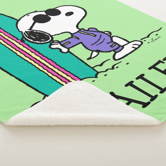 Couverture Sherpa cacahuètes | Snoopy Ocean High Tide (3/4)