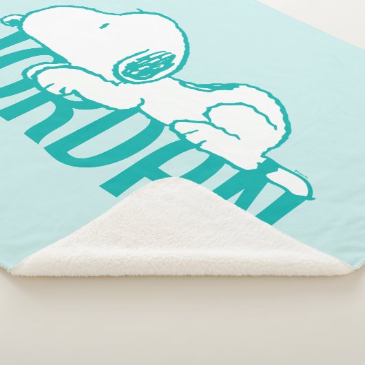 Couverture Sherpa cacahuètes | Snoopy Pastel Baby (3/4)