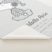 Couverture Sherpa cacahuètes | Snoopy Polka Dot Pajamas Baby (3/4)