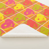 Couverture Sherpa cacahuètes | Snoopy Pop Art Motif (3/4)