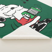 Couverture Sherpa cacahuètes | Snoopy Santa Claus Accordian (3/4)
