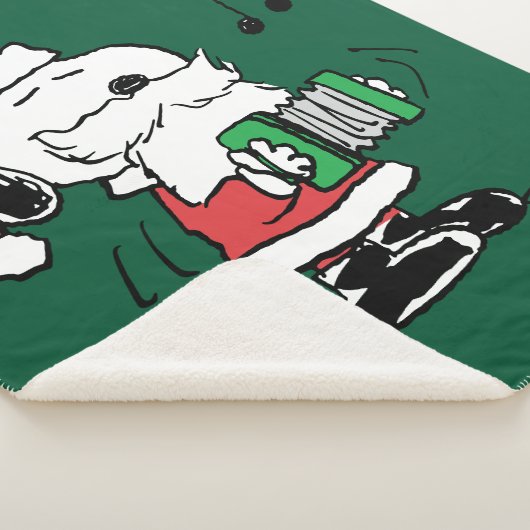 Couverture Sherpa cacahuètes | Snoopy Santa Claus Accordian (3/4)