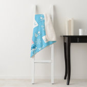 Couverture Sherpa cacahuètes | Snoopy Snow Day Motif (En situation)