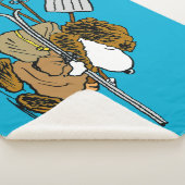 Couverture Sherpa cacahuètes | Snoopy Snow Warrior (3/4)