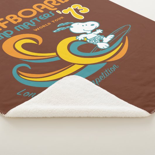 Couverture Sherpa cacahuètes | Snoopy Surboard Longboard Competition (3/4)