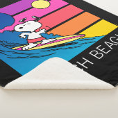 Couverture Sherpa cacahuètes | Snoopy Surfing (3/4)