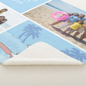 Couverture Sherpa cacahuètes | Snoopy Surfing | Ajouter Votre Nom Et (3/4)
