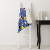 Couverture Sherpa cacahuètes | Snoopy Vampire Motif (En situation)