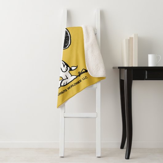 Couverture Sherpa cacahuètes | Snoopy Vous ne pouvez pas regarder to (En situation)