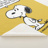 Couverture Sherpa cacahuètes | Snoopy Vous ne pouvez pas regarder to (3/4)