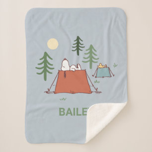 Couverture Sherpa cacahuètes   Snoopy & Woodstock   Ajouter Votre No