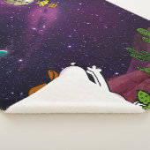 Couverture Sherpa cacahuètes | Snoopy & Woodstock Cowboy (3/4)