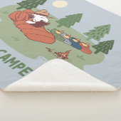 Couverture Sherpa cacahuètes | Snoopy & Woodstock Happy Campers (3/4)