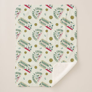 Couverture Sherpa cacahuètes Snoopy & Woodstock Motif de cacao cha