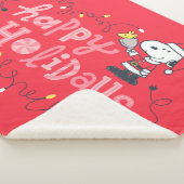 Couverture Sherpa cacahuètes | Snoopy & Woodstock Santa Claus (3/4)