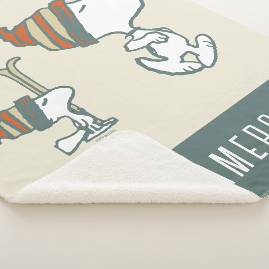 Couverture Sherpa cacahuètes | Snoopy & Woodstock Ski Trip (3/4)