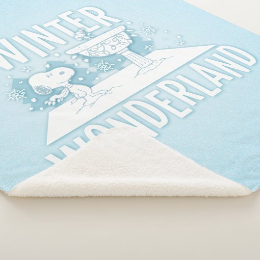 Couverture Sherpa cacahuètes | Snoopy & Woodstock Winter Wonderland (3/4)
