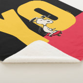Couverture Sherpa cacahuètes | Snoopy YO Skateboard (3/4)